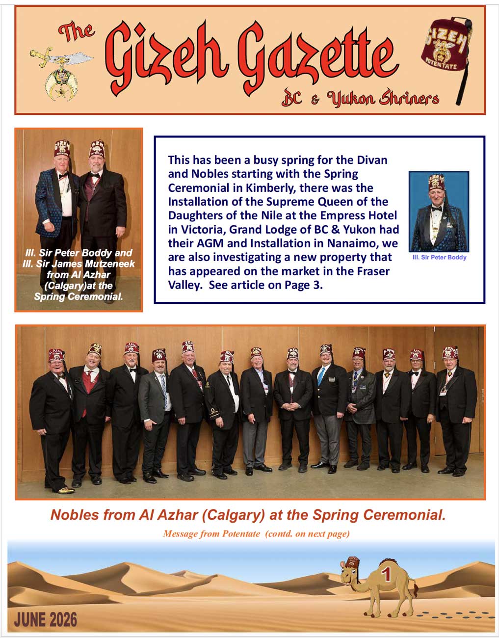 gizeh_gazette_june2026 June 2026 Gizeh Gazette Cover